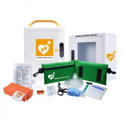 Beltéri automata defibrillátor csomag